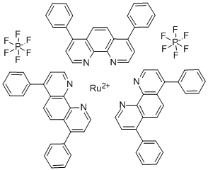 Tris(4,7-diphenyl-1,10-phenanthroline)ruthenium(ii) bis(hexafluorophosphate) complex Structure,123148-15-2Structure