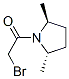 (2S-反式)-(9CI)-1-(溴乙酰基)-2,5-二甲基吡咯烷结构式_123265-82-7结构式