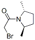 (2R-反式)-(9CI)-1-(溴乙酰基)-2,5-二甲基吡咯烷结构式_123265-83-8结构式