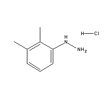 2,3-二甲基苯肼盐酸盐结构式_123333-92-6结构式