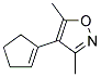 Isoxazole, 4-(1-cyclopenten-1-yl)-3,5-dimethyl-(9ci) Structure,123371-93-7Structure