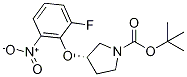 (S)-叔丁基 3-(2-氟-6-硝基苯氧基)吡咯烷-1-羧酸结构式_1233860-33-7结构式