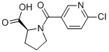 N-(6-chloropyridine-3-carbonyl)-l-proline Structure,123412-46-4Structure