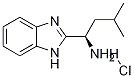 (R)-1-(1H-苯并咪唑-2-基)-3-甲基丁胺盐酸盐结构式_1235643-62-5结构式