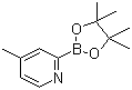 4-Methyl-2-(4,4,5,5-tetramethyl-[1,3,2]dioxaborolan-2-yl)-pyridine Structure,1236119-88-2Structure