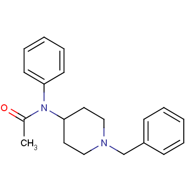 1-Benzyl-4-(n-phenylacetamido)piperidine Structure,1237-52-1Structure