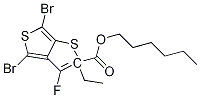 2-Ethylhexyl 4,6-dibromo-3-fluorothieno[3,4-b]thiophene-2-carboxylate Structure,1237479-38-7Structure