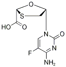 Emtricitabine carboxylic acid Structure,1238210-10-0Structure