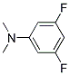 Benzenamine, 3,5-difluoro-n,n-dimethyl-(9ci) Structure,123855-25-4Structure