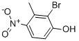 2-Bromo-3-methyl-4-nitro-phenol Structure,123874-20-4Structure