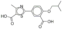 2-[3-Carboxy-4-(2-methylpropoxy)phenyl]-4-methyl-5-thiazolecarboxylic acid Structure,1239233-87-4Structure