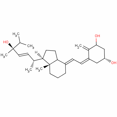 1α,24-dihydroxy vitamin d2 Structure,124043-51-2Structure