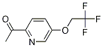 1-(5-(2,2,2-Trifluoroethoxy)pyridin-2-yl)ethanone Structure,1240620-05-6Structure