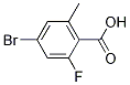 4-Bromo-2-fluoro-6-methyl-benzoic acid Structure,1242157-23-8Structure