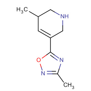 1,2,3,6-Tetrahydro-3-methyl-5-(3-methyl-1,2,4-oxadiazol-5-yl)pyridine Structure,124218-27-5Structure