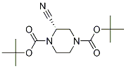 (S)-di-tert-butyl2-cyanopiperazine-1,4-dicarboxylate Structure,1242267-80-6Structure