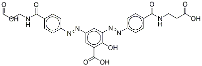 3-[(1E)-2-[4-[[(2-carboxyethyl)amino]carbonyl]phenyl]diazenyl] balsalazide Structure,1242567-11-8Structure