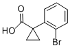 1-(2-Bromophenyl)cyclopropanecarboxylic acid Structure,124276-87-5Structure