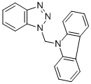 9-(1H-苯并三唑甲基)-9H-咔唑结构式_124337-34-4结构式