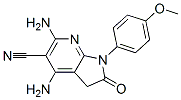 4,6-Diamino-1-(4-methoxy-phenyl)-2-oxo-2,3-dihydro-1h-pyrrolo[2,3-b]pyridine-5-carbonitrile Structure,124476-83-1Structure