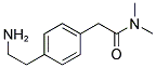 2-[4-(2-氨基乙基)-苯基]-N,N-二甲基乙酰胺结构式_124499-22-5结构式