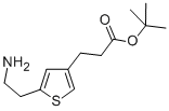 Tert-butyl 3-[5-(2-aminoethyl)thiophen-3-yl]propionate Structure,124499-24-7Structure