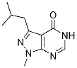 3-Isobutyl-1-methyl-1h-pyrazolo[3,4-d]pyrimidin-4(5h)-one Structure,1245643-15-5Structure