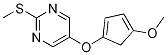 5-[(4-Methoxy-1,3-cyclopentadien-1-yl)oxy]-2-(methylthio)pyrimidine Structure,1245648-98-9Structure