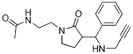 N-(2-(2-氧代-3-(苯基(2-丙炔基氨基)甲基)吡咯烷-1-基)乙基)乙酰胺结构式_1245806-94-3结构式