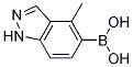 (4-Methyl-1h-indazol-5-yl)boronic acid Structure,1245816-09-4Structure