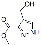 1H-pyrazole-3-carboxylicacid,4-(hydroxymethyl)-,methylester(9ci) Structure,124598-39-6Structure