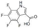 4,5,6,7-Tetrafluoro-1H-indole-3-carboxylic acid Structure,124614-50-2Structure