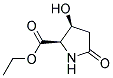 D-proline, 3-hydroxy-5-oxo-, ethyl ester, cis-(9ci) Structure,124618-50-4Structure