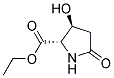 反式-(9ci)-3-羟基-5-氧代-L-脯氨酸乙酯结构式_124618-51-5结构式