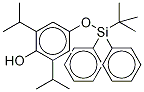 4-(Tert-butyldiphenylsilyl)hydroxy propofol Structure,1246816-09-0Structure