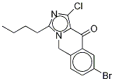 8-Bromo-3-butyl-1-chloro-5,10-dihydroimidazo[1,5-b]isoquinolin-10(5h)-one Structure,1246816-60-3Structure