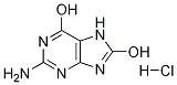 2-氨基-6,8-二羟基嘌呤盐酸盐结构式_1246818-54-1结构式