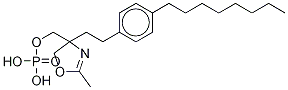 2-Methyl-4-[2-(4-octylphenyl)ethyl]-4,5-dihydro-1,3-oxazol-4-yl-methyl phosphate Structure,1246819-15-7Structure