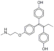 (E/z)-4,4’-dihydroxy-n-desmethyl tamoxifen-d3 Structure,1246832-93-8Structure