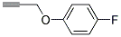 Benzene, 1-fluoro-4-(2-propynyloxy)-(9ci) Structure,124700-26-1Structure