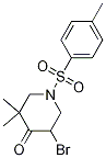 5-Bromo-3,3-dimethyl-1-tosylpiperidin-4-one Structure,1247885-06-8Structure