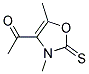 Ethanone, 1-(2,3-dihydro-3,5-dimethyl-2-thioxo-4-oxazolyl)-(9ci) Structure,124852-94-4Structure