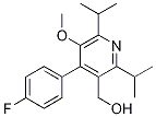 2,6-Diisopropyl-4-(4-fluorophenyl)-3-hydroxymethyl-5-methoxypyridine Structure,124864-27-3Structure