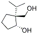 反式-(9ci)-2-羟基-1-(1-甲基乙基)-环戊烷甲醇结构式_124941-16-8结构式