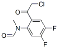 Formamide, n-[2-(chloroacetyl)-4,5-difluorophenyl]-n-methyl-(9ci) Structure,124959-06-4Structure