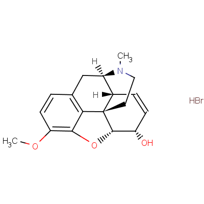 Codeine hydrobromide Structure,125-25-7Structure