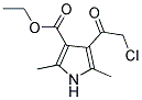 1H-Pyrrole-3-carboxylic acid, 4-(chloroacetyl)-2,5-dimethyl-, ethyl ester (9ci) Structure,125102-42-3Structure