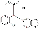 5-[1-(2-Chlorophenyl)-2-methoxy-2-oxoethyl]thieno[3,2-c]pyridinium bromide Structure,1251736-86-3Structure