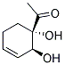 Ethanone, 1-(1,2-dihydroxy-3-cyclohexen-1-yl)-, cis-(9ci) Structure,125229-01-8Structure