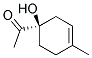 Ethanone, 1-(1-hydroxy-4-methyl-3-cyclohexen-1-yl)-, (r)-(9ci) Structure,125254-71-9Structure